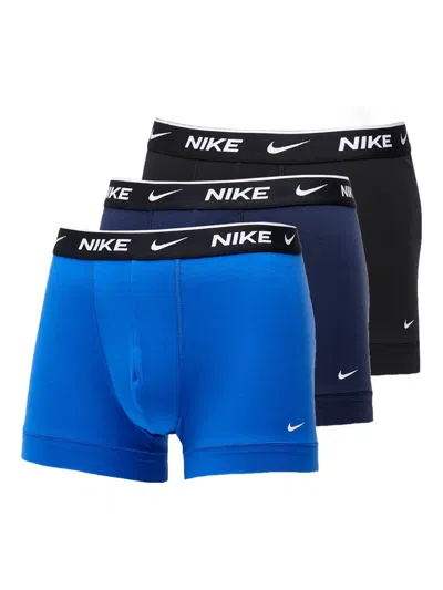 Nike Dri-fit Logo-waistband Boxer Trunk (pack Of Three) In Multi