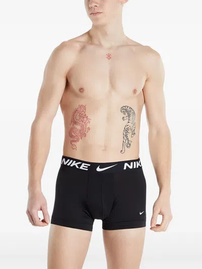 NIKE DRI-FIT LOGO-WAISTBAND BOXERS (PACK OF THREE)
