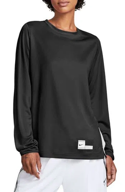Nike Dri-fit Long Sleeve Mesh Basketball T-shirt