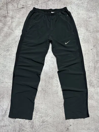 Pre-owned Nike Dri Fit Mens Track Pants In Black