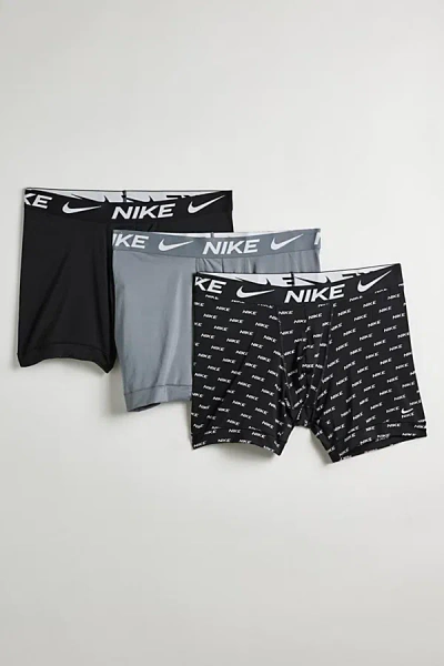 Nike Dri-fit Micro Boxer Brief 3-pack In Grey, Men's At Urban Outfitters