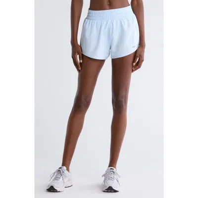 Nike Dri-fit Mid-rise 3-inch Brief-lined Shorts In Blue