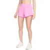 Nike Dri-fit Mid-rise 3-inch Brief-lined Shorts In Pink