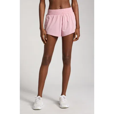 Nike Dri-fit Mid-rise 3-inch Brief-lined Shorts In Pink
