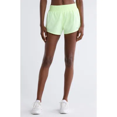 Nike Dri-fit Mid-rise 3-inch Brief-lined Shorts In Green