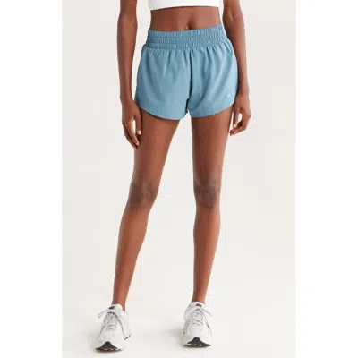 Nike Dri-fit Mid-rise 3-inch Brief-lined Shorts In Blue