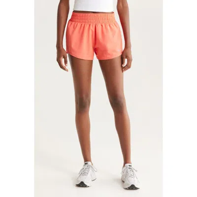 Nike Dri-fit Mid-rise 3-inch Brief-lined Shorts In Orange