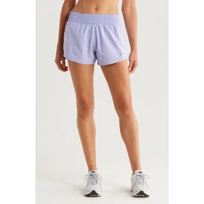 Nike Dri-fit Mid-rise 3-inch Brief-lined Shorts In Purple
