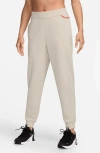 Nike Dri-fit Mid-rise Joggers In Light Orewood/light Orewood