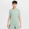 Nike Dri-fit Miler Big Kids' (boys') Training Top In Green
