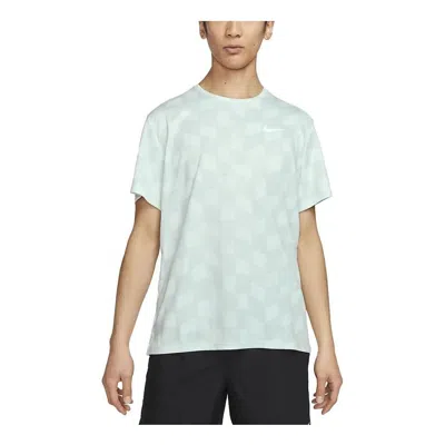 Nike Dri-fit Miler Short-sleeve Running Top 'green'