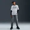 Nike Dri-fit Multi Big Kids' (boys') Pants In Gray