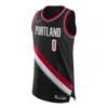 Nike Dri-fit Nba Authentic Jersey 'portland Trail Blazers Icon Edition' In Black