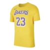 Nike Dri-fit Nba Jersey Los Angeles Lakers Lebron James Short Sleeve Yellow