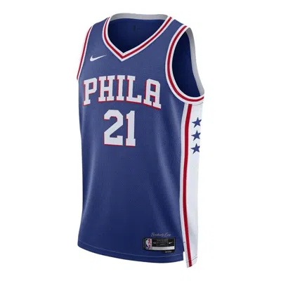 NIKE NIKE DRI-FIT NBA PHILADELPHIA 76ERS JOEL EMBIID ICON EDITION 2022/23 SWINGMAN JERSEY