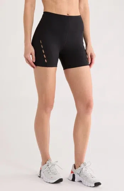 Nike Dri-fit One High-waist 5-inch Biker Shorts In Black