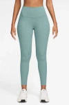 Nike Dri-fit One High Waist 7/8 Leggings In Green