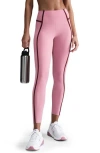 Nike High Waisted 7/8 Leggings In Pink