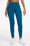 Nike Dri-fit One High Waist 7/8 Leggings In Blue