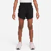 Nike Dri-fit One Little Kids' Woven Shorts In Black
