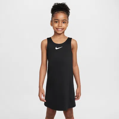 Nike Dri-fit One Little Kids' Sport Dress In Black