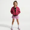 Nike Dri-fit One Little Kids' Woven Shorts In Pink