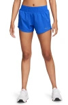 Nike Dri-fit Mid-rise 3-inch Brief-lined Shorts In Hyper Royal/reflective Silver