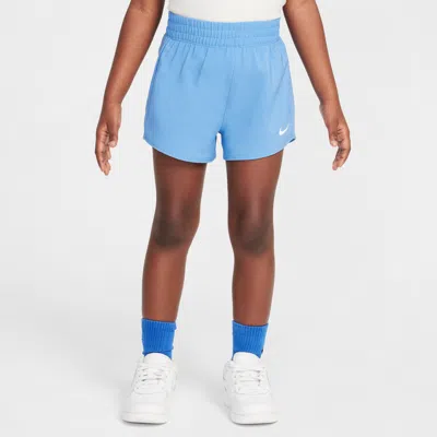 Nike Babies' Dri-fit One Toddler Woven Shorts In Blue