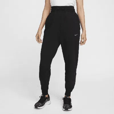 Nike Dri-fit One Women's High-waisted 7/8 French Terry Joggers In Multi