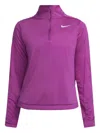 Nike Dri-fit Pacer Hz "violet/reflective Silver" Top In Purple