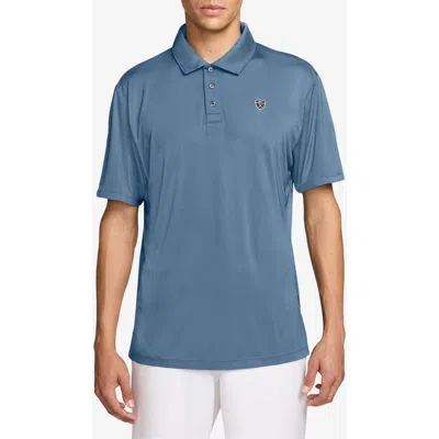 Nike Dri-fit Par 5 Golf Polo In Blue