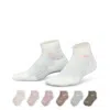 Nike Dri-fit Performance Basics Little Kids' Ankle Socks (6 Pairs) In White