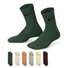 Nike Dri-fit Performance Basics Little Kids' Crew Socks (6 Pairs) In Multi
