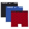 Nike Dri-fit Essentials Big Kids' Printed Boxer Briefs (3-pack) In Multicolor