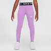 Nike Dri-fit Pro Little Kids' Leggings In Purple