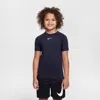 Nike Dri-fit Pro Little Kids' Short Sleeve Top In Black