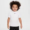 Nike Babies' Dri-fit Pro Toddler Short Sleeve Top In White