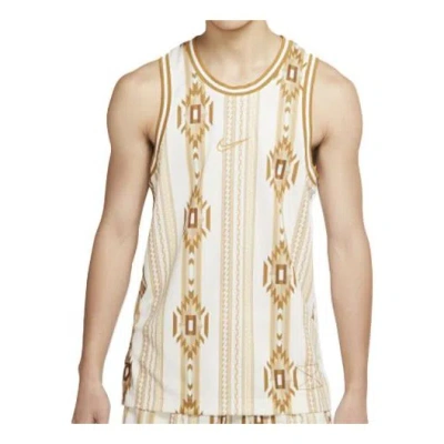 Nike Dri-fit Quick Dry Basketball Jersey Vest Creamy White