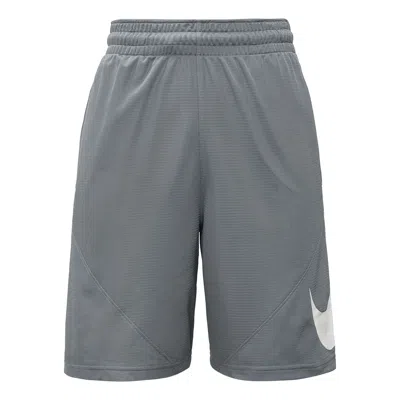 Nike Dri-fit Quick Dry Basketball Sports Gym Shorts Gray In Blue