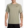 Nike Dri-fit Ready Training T-shirt In Desert Khaki/black