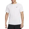 Nike Dri-fit Short-sleeve T-shirt In White/black