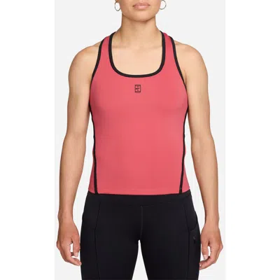 Nike Dri-fit Rib Tank Top In Red