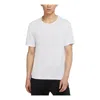 Nike Dri-fit Rise 365 Causual Sports Ventilate Round Collar T-shirt Men's White In Animal Print