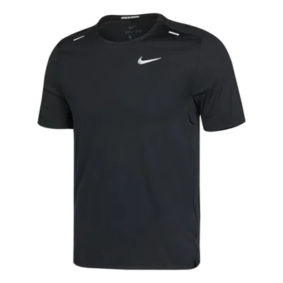 Nike Dri-fit Rise 365 Ventilate Soft Running T-shirt Men's Black