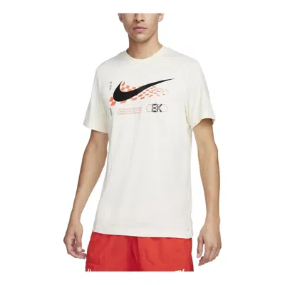 NIKE NIKE DRI-FIT RUNNING T-SHIRT 'WHITE'
