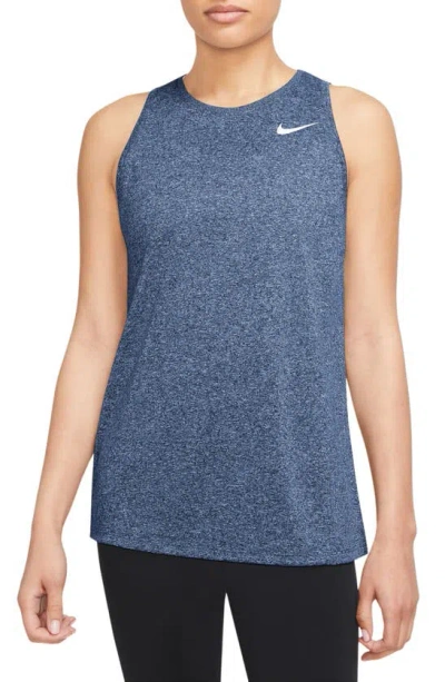 Nike Dri-fit Running Tank In 476 Court Blue