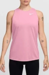 Nike Dri-fit Running Tank In Pink