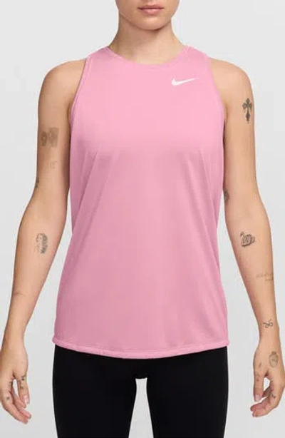 Nike Dri-fit Running Tank In Pink