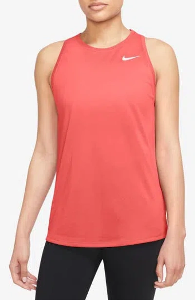 Nike Dri-fit Running Tank In Red