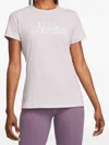 Nike Dri-fit Script "doll" T-shirt In Pink
